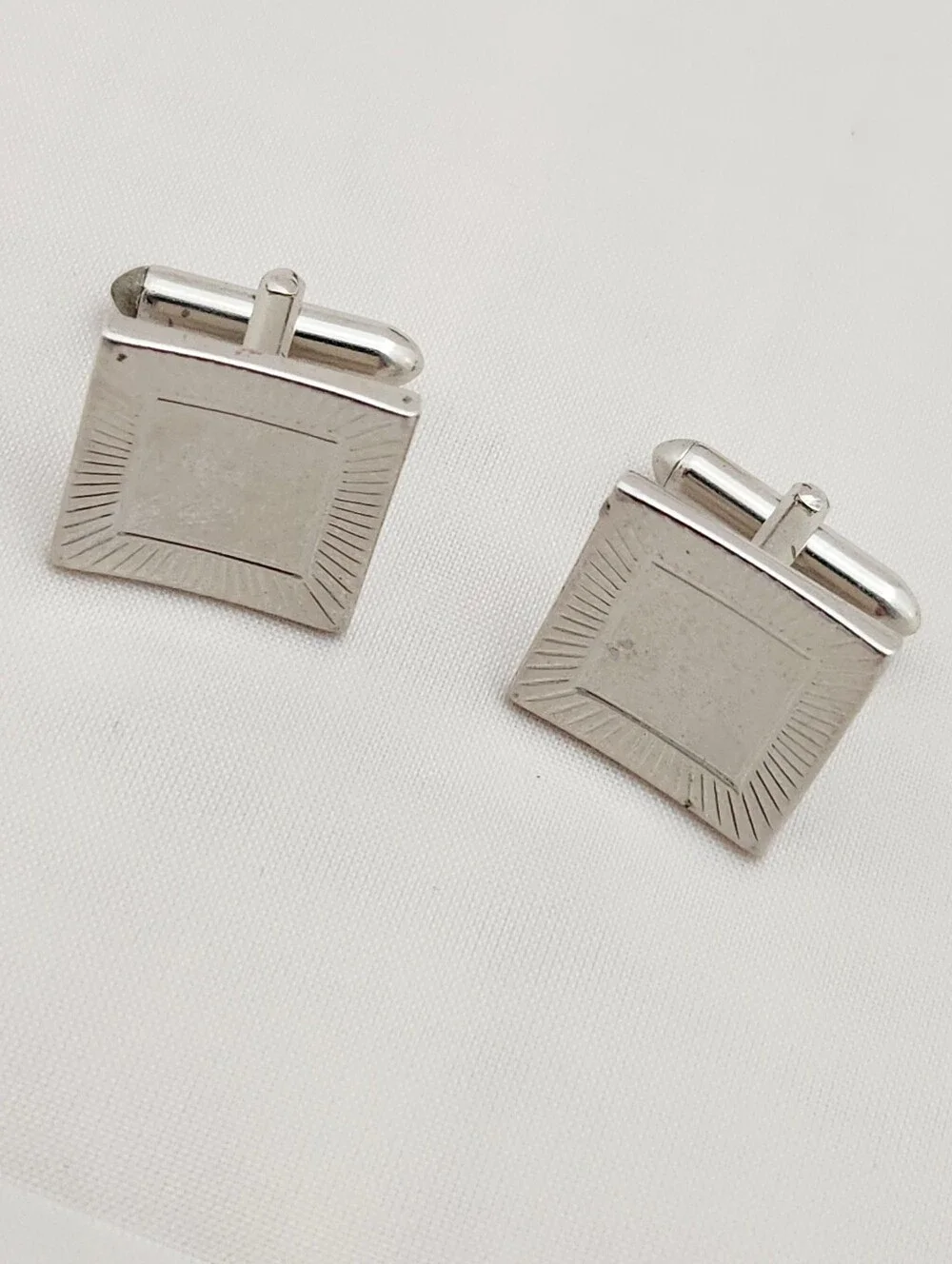 Vintage Cufflinks Lot Foster Swank Cuff Links Gold Color Silver Tone 4 Pairs VTG